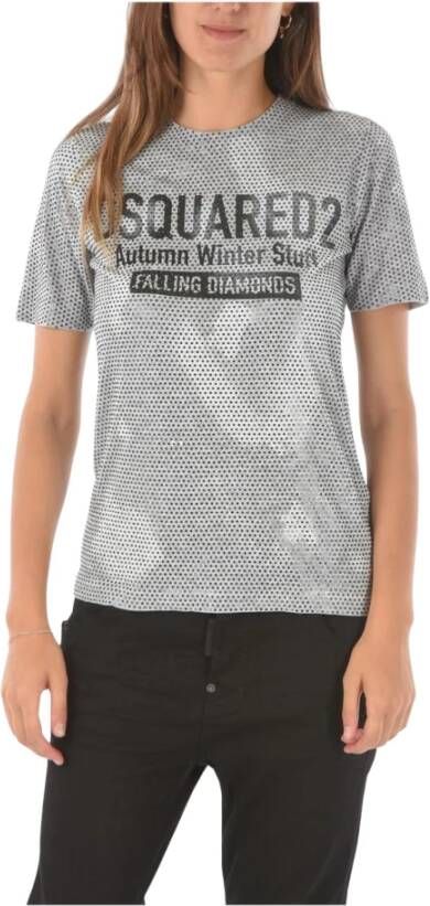 Dsquared2 Women& T-Shirt Grijs Dames