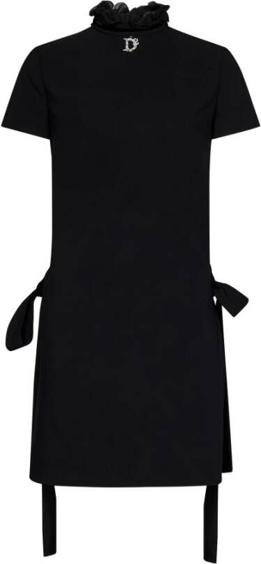 Dsquared2 Womens Clothing Dress Black Ss23 Zwart Dames