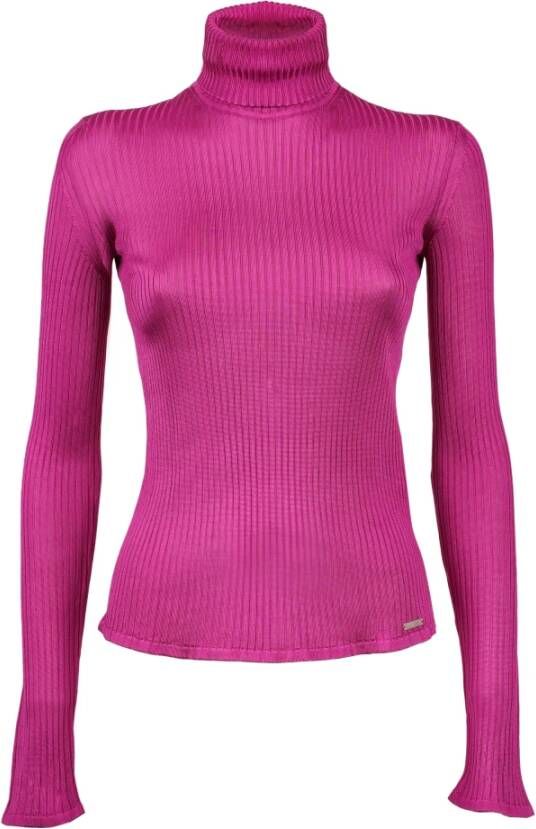 Dsquared2 Zijden Pullovers voor Dames Roze Dames