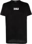 Dsquared2 Zwart Logo-Print Katoenen T-shirt voor Heren Zwart Heren - Thumbnail 1