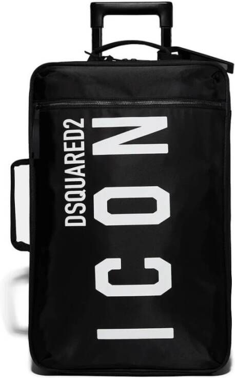 Dsquared2 Zwart Wit Icon Trolley Zwart Heren