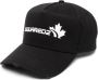 Dsquared2 Geborduurd Logo Baseball Cap Fibbia Black Unisex - Thumbnail 3