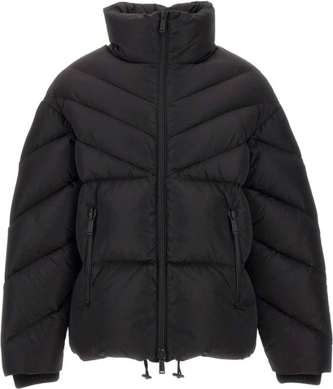 Dsquared2 Zwarte gewatteerde donsjas voor heren Black Heren