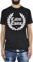 Dsquared2 Zwarte Heren T-Shirt met Rubberen Print Zwart Heren - Thumbnail 1