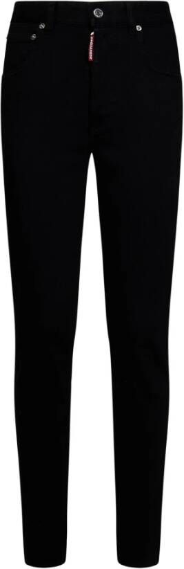 Dsquared2 Zwarte high-waisted skinny-fit jeans Aw23 Zwart Dames