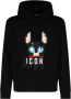 Dsquared2 Stijlvolle Zwarte Katoenen Sweatshirt met Ciro Print Black Heren - Thumbnail 1