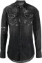 Dsquared2 Stijlvolle Zwarte Denim Overhemd voor Heren Black Heren - Thumbnail 3