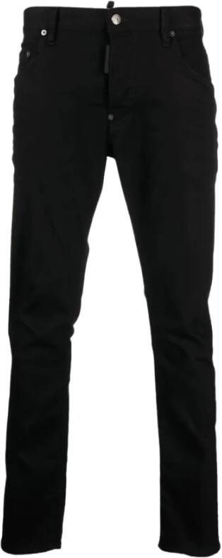 Dsquared2 Zwarte Noos Heren Jeans Stijlvolle Upgrade voor Jouw Garderobe Zwart Heren