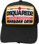 Dsquared2 Zwarte Patch Cap Regular Fit 100% Katoen Black Heren - Thumbnail 1
