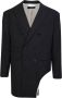 Dsquared2 Zwarte Raw Cut 80 Jas Gedurfd en Innovatief Ontwerp Black Heren - Thumbnail 1