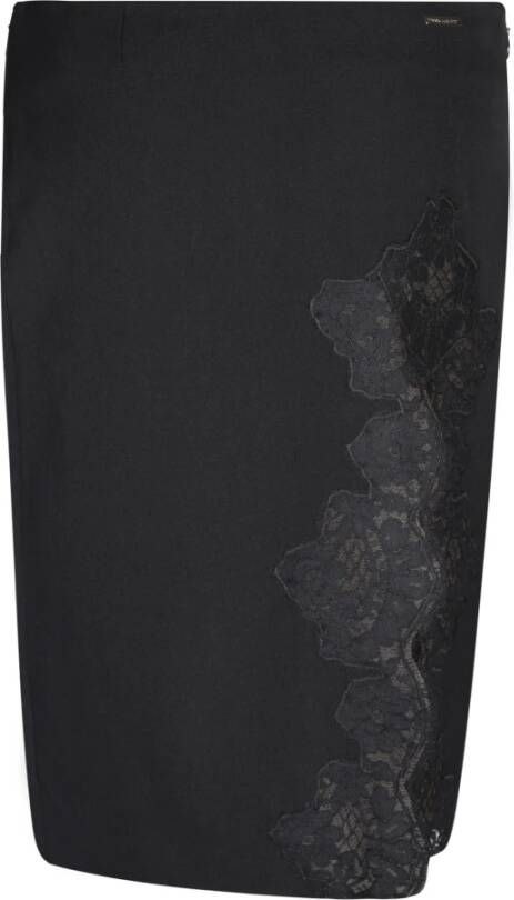 Dsquared2 Zwarte rok met kanten details Zwart Dames