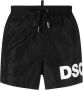 Dsquared2 Zwarte Sea Clothing Shorts met Merk Lettering Black Heren - Thumbnail 3