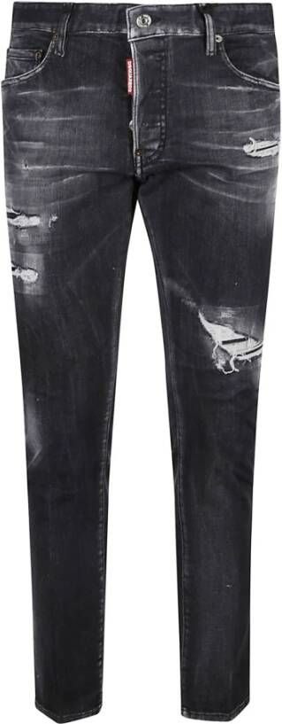 Dsquared2 Zwarte Skater Jeans voor Heren Zwart Heren