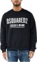 Dsquared2 Zwarte katoenen sweatshirt met Milano-print Black - Thumbnail 7