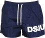 Dsquared2 Stijlvolle zwembroek voor op het strand Blauw Heren - Thumbnail 1