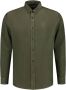 Dstrezzed Donkergroene Casual Overhemd Button Down Shirt Babycord - Thumbnail 2
