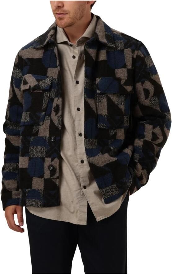 Dstrezzed Blauw Overshirt voor Heren Maverick Blue Heren - Foto 3