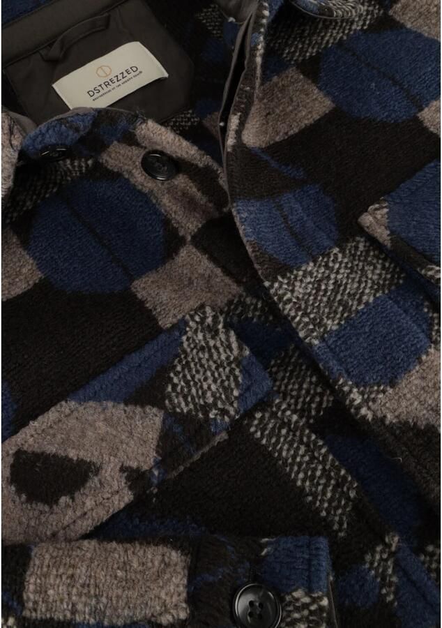 Dstrezzed Blauw Overshirt voor Heren Maverick Blue Heren