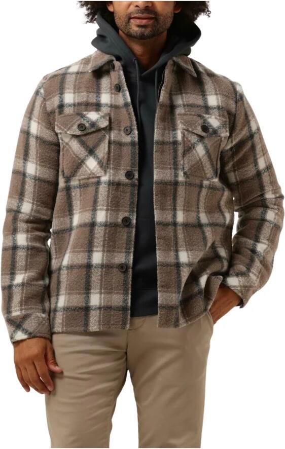 Dstrezzed Bruin Overshirt Casual Trendy Look Brown Heren - Foto 3