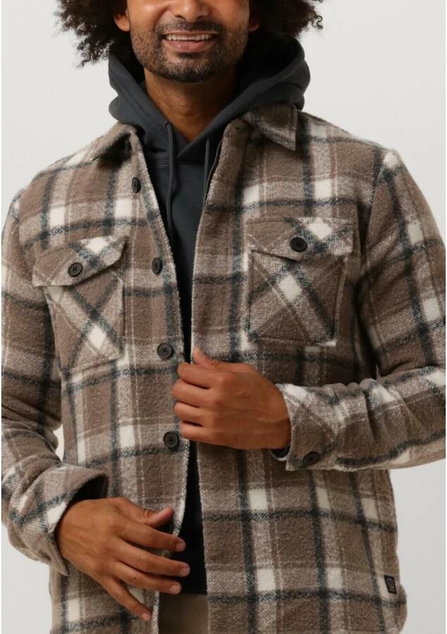 Dstrezzed Bruin Overshirt Casual Trendy Look Brown Heren