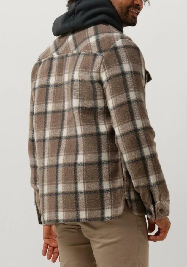 Dstrezzed Bruin Overshirt Casual Trendy Look Brown Heren - Foto 2