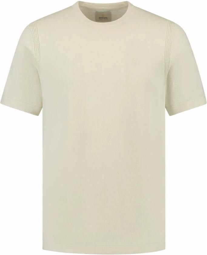 DSTREZZED Heren Polo's & T-shirts Zeke Tee Creme - Foto 5