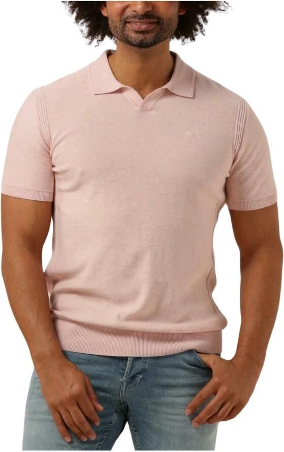 DSTREZZED Heren Polo's & T-shirts Ds_mercury Short Sleeve Polo Lichtroze - Foto 3