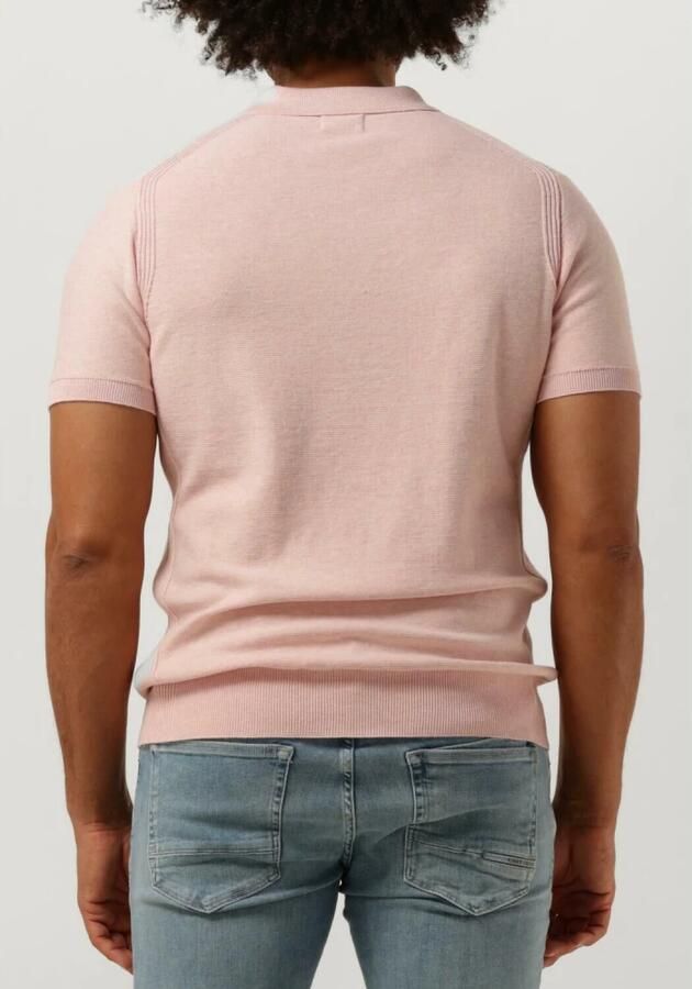 DSTREZZED Heren Polo's & T-shirts Ds_mercury Short Sleeve Polo Lichtroze - Foto 2