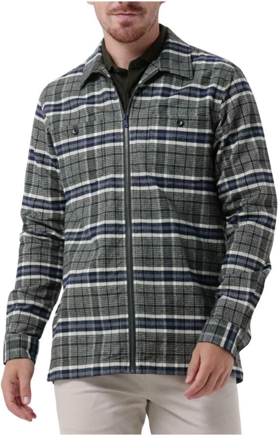 Dstrezzed Heren Zipped Overshirt Fancy Tartan Multicolor Heren - Foto 6