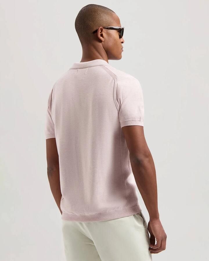 Dstrezzed Mercury Short Sleeve Polo Pullover Purple Heren - Foto 2