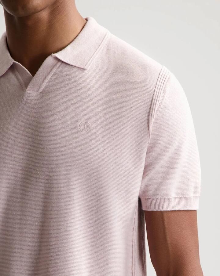 Dstrezzed Mercury Short Sleeve Polo Pullover Purple Heren - Foto 3