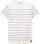 Dstrezzed Witte T-shirt Crew S s Cotton Structure Stripe - Thumbnail 2