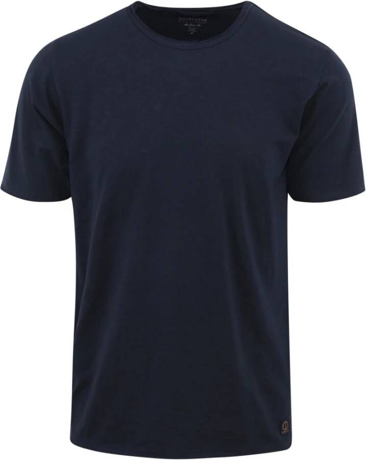 Dstrezzed Mc Queen T-shirt Melange Donkerblauw Blauw Heren