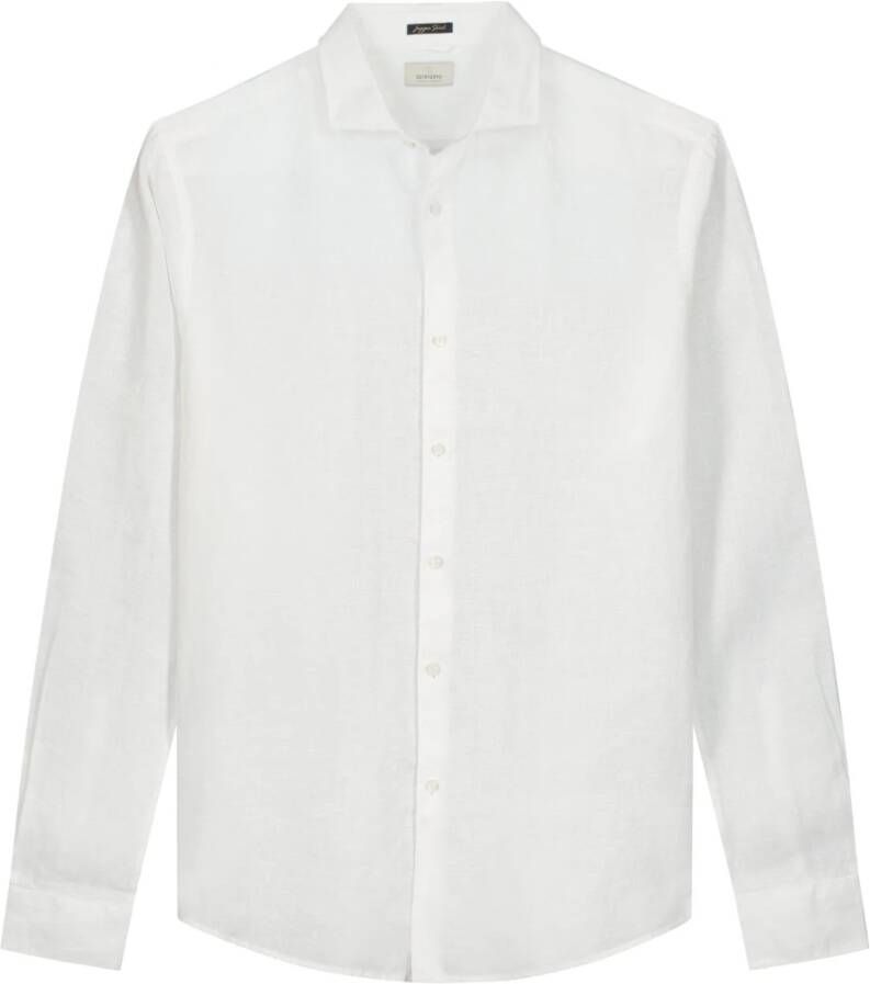 Dstrezzed Witte Casual Overhemd Jagger Shirt Linen - Foto 4