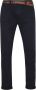 Dstrezzed Donkerblauwe Chino's Presley Chino Pants With Belt Stretch Twill - Thumbnail 1