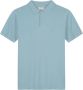 DSTREZZED Heren Polo's & T-shirts Polo S s Cotton Knit Blauw - Thumbnail 2