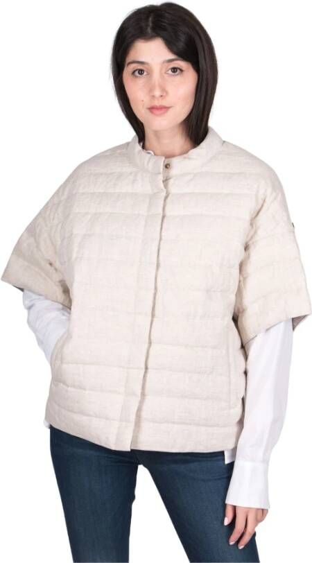 Duno Down Jackets Beige Dames