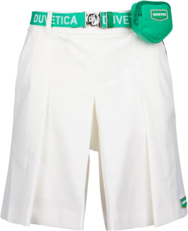 duvetica Hoge kwaliteit casual shorts voor vrouwen Wit Dames