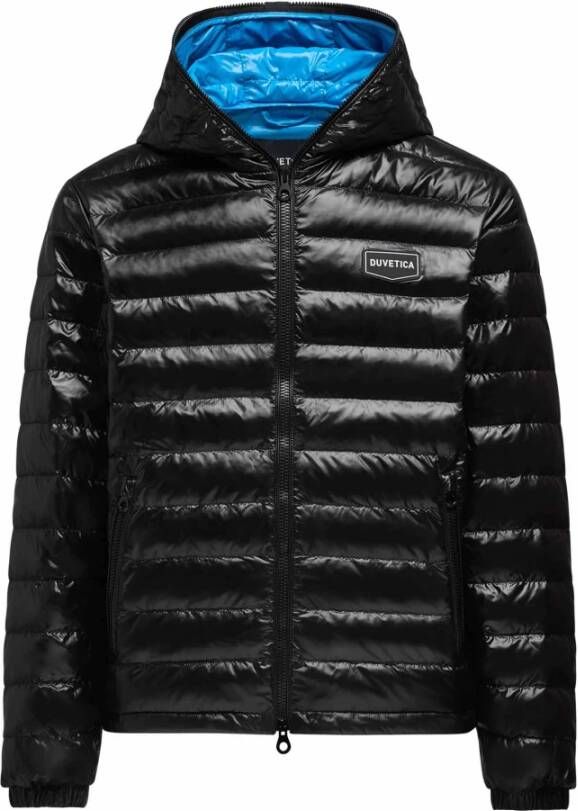 Duvetica Zwarte Ss23 Heren Puffer Jas Zwart Heren