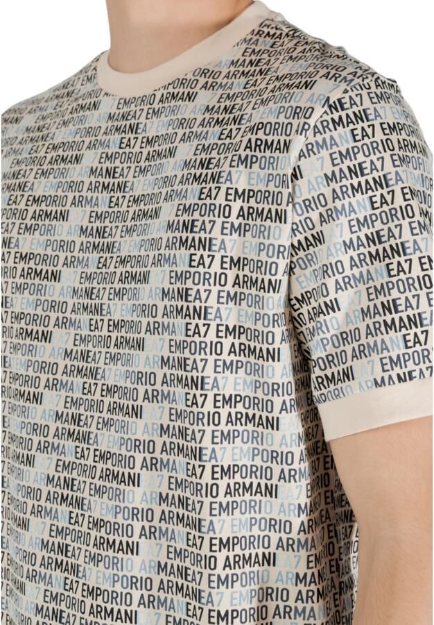 Emporio Armani EA7 Katoenen T-shirt korte mouwen lente zomer Multicolor Heren