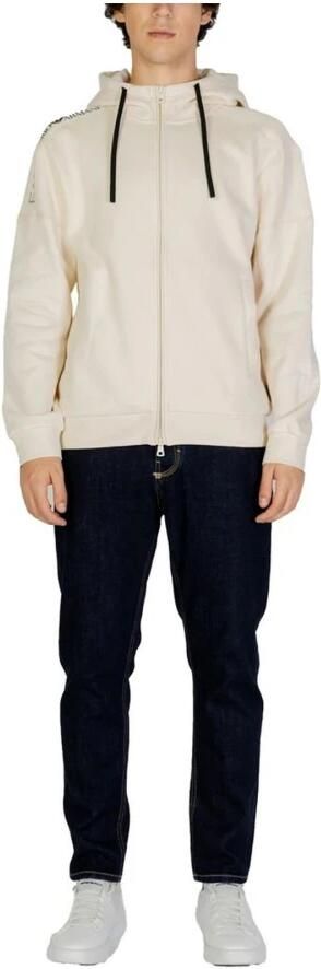 Emporio Armani EA7 Beige Katoenmix Sweater met Polyester Beige Heren - Foto 4