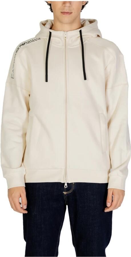 Emporio Armani EA7 Beige Katoenmix Sweater met Polyester Beige Heren - Foto 5