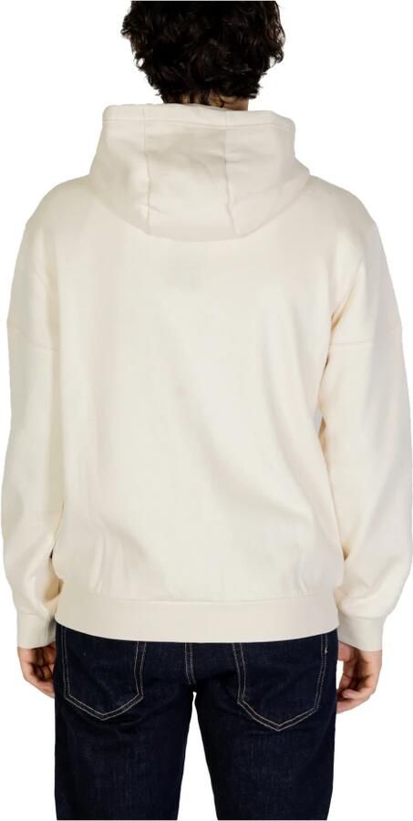 Emporio Armani EA7 Beige Katoenmix Sweater met Polyester Beige Heren