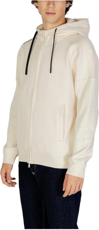 Emporio Armani EA7 Beige Katoenmix Sweater met Polyester Beige Heren - Foto 2