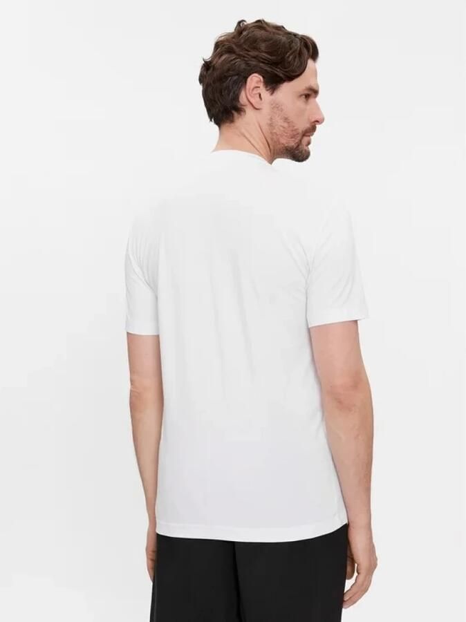 Emporio Armani EA7 Stretch Viscose T-shirt Wit Ronde Hals White Heren - Foto 4