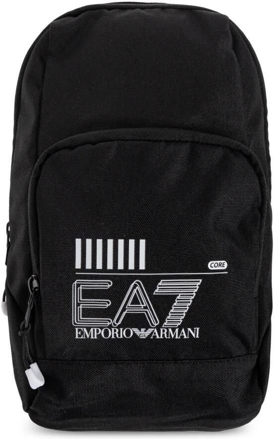 Emporio Ar i EA7 Train Core Pouch Tas Black - Foto 4
