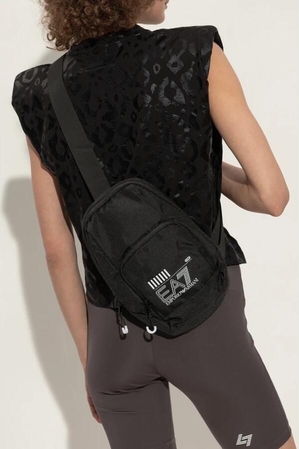 Emporio Ar i EA7 Train Core Pouch Tas Black - Foto 2