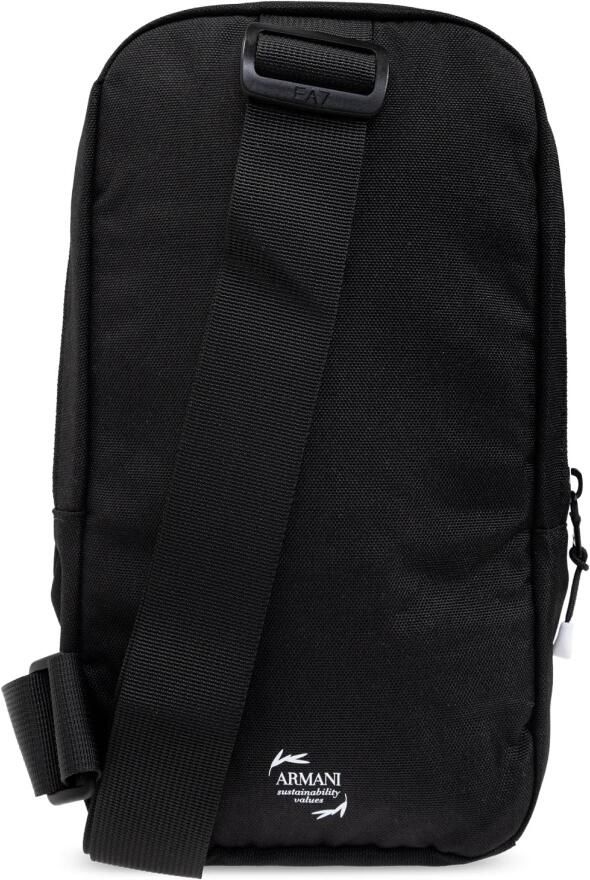 Emporio Ar i EA7 Train Core Pouch Tas Black - Foto 3