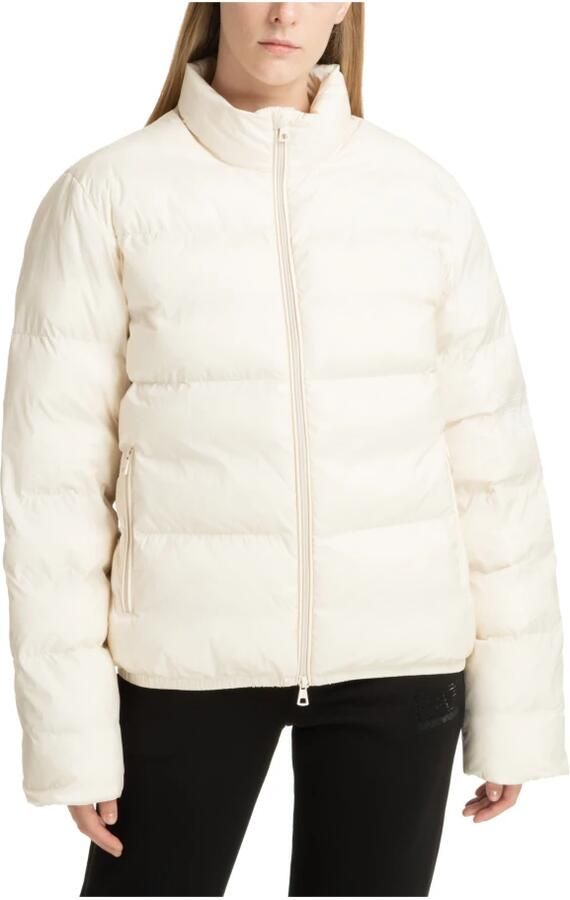 Emporio Ar i EA7 Effen Logo Rits Donsjas Beige - Foto 2