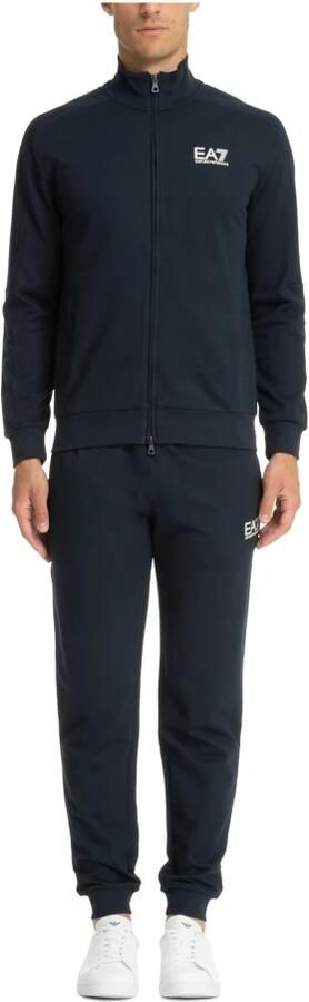 Emporio Armani EA7 Heren Tute Herfst Winter Collectie Katoen Blue Heren - Foto 6